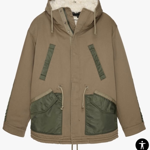 NWT ZARA MLTRY PRK 07 Small (#019902/25) - Picture 8 of 13